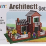 Building Set House with Garden Plastic