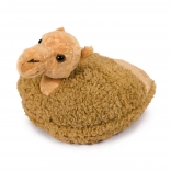 Warm Plush Slipper Camel Cozy Noxxiez