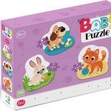 DODO baby puzzle pets 3-in-1 (2, 3, 4 pieces)
