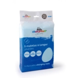 Disposable changing pad, white (5 pcs)