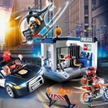 Police City Action Set with Car and Helicopter