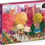 Puzzle Autumn at the City Market 1000 pieces Galison