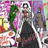 Puzzle Emily in Paris: Fashion Inspiration 1000 Pieces