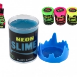 Neonski sluz 160 g, sveti pod UV/black light, 4 barve