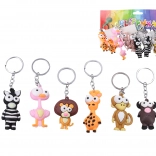 Animal Keychain with Big Eyes