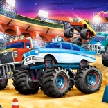 Puzzle 70 pieces Monster Truck Show
