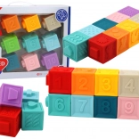 Set of Educational Rubber Blocks for Children