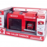 Brandweerspeelset – garage met licht en geluid