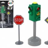 Children's traffic light with lights and sounds, 12 cm