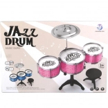 Trommesæt til børn med skammel fra Yuesheng Toys