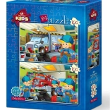 Puzzle Little Repairers 2x100 pieces