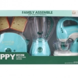 Sæt af batteridrevne køkkenapparater