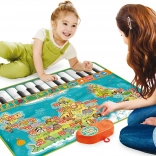 Tappetino musicale con mappa