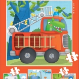 Educa Puzzle Animal Rescuers 4-in-1 (6, 9, 12, 16 pieces)