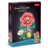 3D Puzzle Camellia Bouquet
