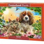 500-piece puzzle Best Friends – Cat and Dog