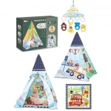 Fun Tent for Kids with Mat 85 x 85 x 112 cm