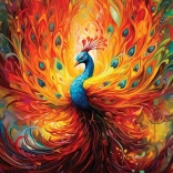 Colorful Peacock Puzzle 1500 pieces ART PUZZLE
