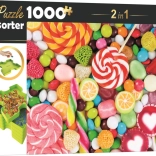 2-in-1 Puzzle with Sorter Sweets 1000 pieces TREFL