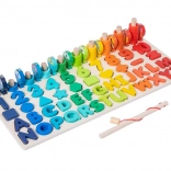 Multifunctioneel houten bord inlegpuzzel 5in1