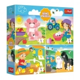 Puzzle Animals in the Village