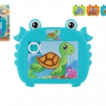 Children's Sliding Crab Puzzle with Sea Animals
