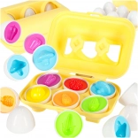 Educational Toy for Children Montessori - Shape and Color Recognition with Eggs