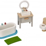 Dollhouse Furniture Bathroom Set