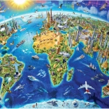 ANATOLIAN Puzzle World Landmarks 4000 Pieces