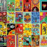 Puzzle pop-art mosaic 1000 pieces MAGNOLIA