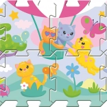 TREFL Foam Puzzle Playful Kittens, 8 pieces, 1.5 cm thick