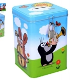 KRTEK Tin Money Box with Lock 11 × 15 cm