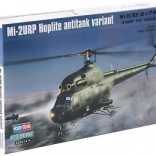 Plastic model kit of the Mi-2 Hoplite helicopter – anti-tank version