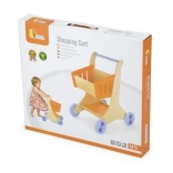 Wooden shopping cart for children 12m+