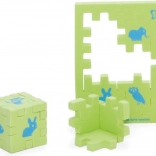 Happy Cube Junior – Animals (1 cube) foam 3D puzzle