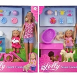 Steffi and Evi with Animals