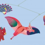 Hanging Decoration Carnival of Animals Djeco