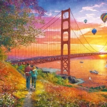 Puzzle Walk to the Golden Gate Bridge 2000 pieces
