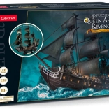 Light-up 3D Puzzle Sailing Ship Queen Anne's Revenge 293 pieces