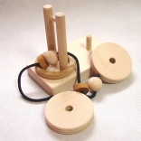 Wooden Puzzle Spindle