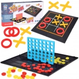 Set of Games 2in1 Tic Tac Toe and Connect 4 Strategy Games