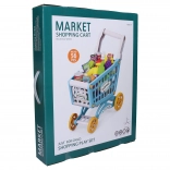 Kids’ shopping cart with groceries 40 × 24.5 × 44 cm