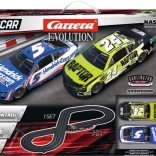Carrera Evolution NASCAR Slot Car Set 5.3 m