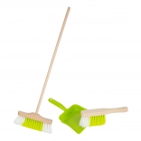 kleuters schoonmaaksset small foot met bezem, handveger en stofblik