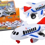 Passenger Plane Lights Sounds Drive White