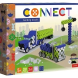 Klocki Connect 3-in-1 Building Set – Truck and Construction Zone L