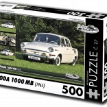 Puzzle RETRO-CARS Škoda 1000 MB (1965) 500 pieces