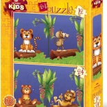 Puzzle Friends in Nature