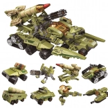 Qman Thunder Expedition Combat Vehicle Building Set 8in1