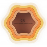 Bieco silicone stacking flower Chocolate Bliss